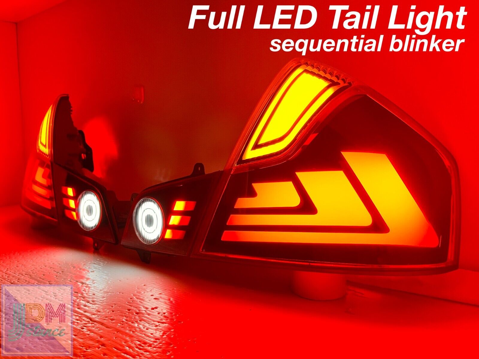 JDM NIssan Fuga Y50 M35 M45 06-07 Early Full LED Tail Lights OEM 350GT GT [v4]