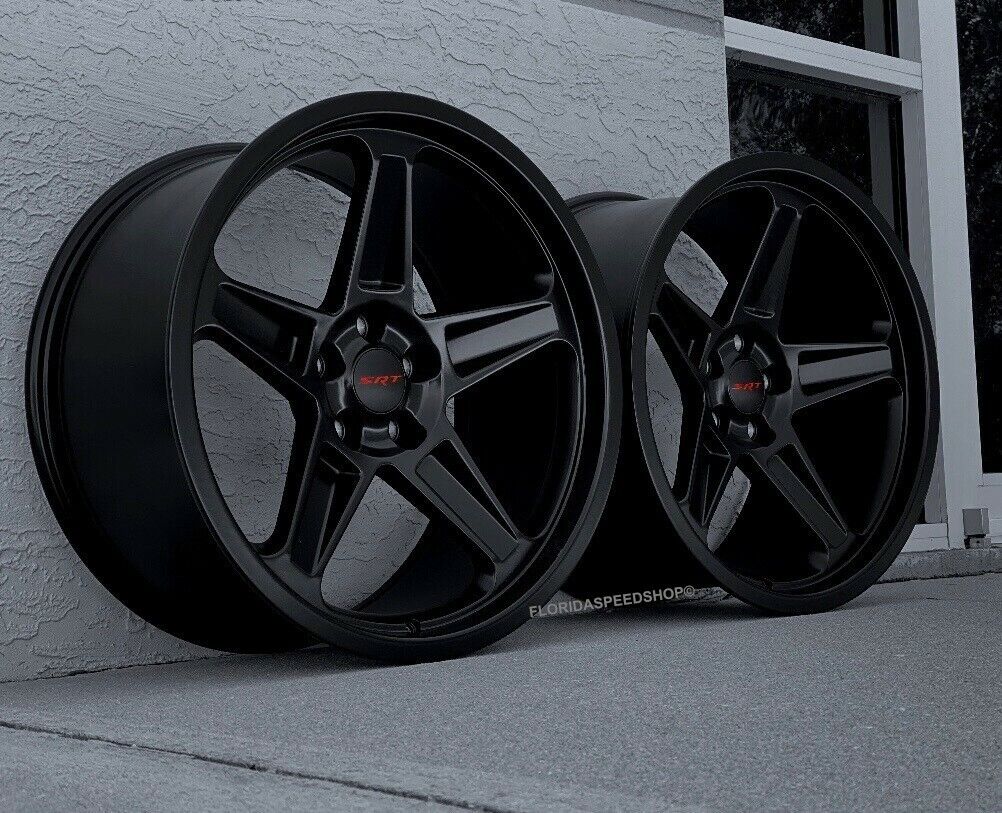 Dodge Demon Wheels Satin Black 20x9.5/20x10.5