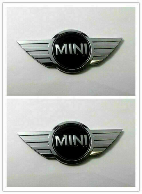 2X 3D CAR REAR BOOT CHROME REPLACEMENT BADGE LOGO FITS MINI COOPER ONE US