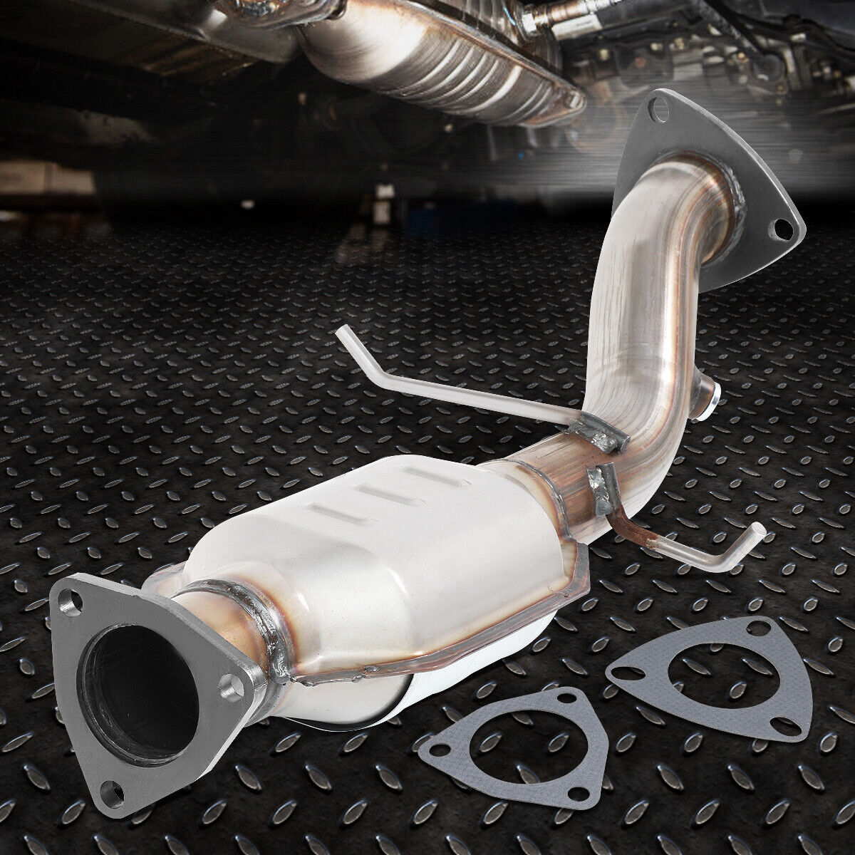 FOR 96-99 CHEVY BLAZER GMC JIMMY 4.3L V6 CATALYTIC CONVERTER REAR EXHAUST PIPE