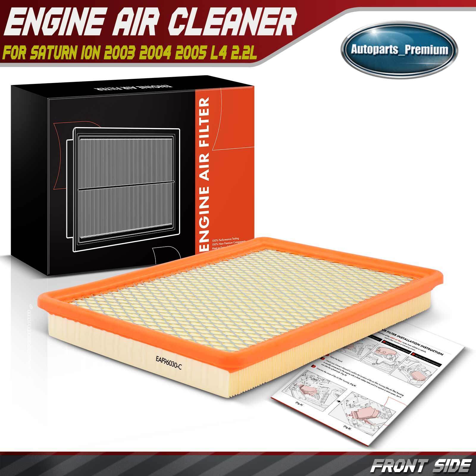 New Engine Air Filter for Saturn Ion 2003 2004 2005 L4 2.2L 22679620 Cellulose