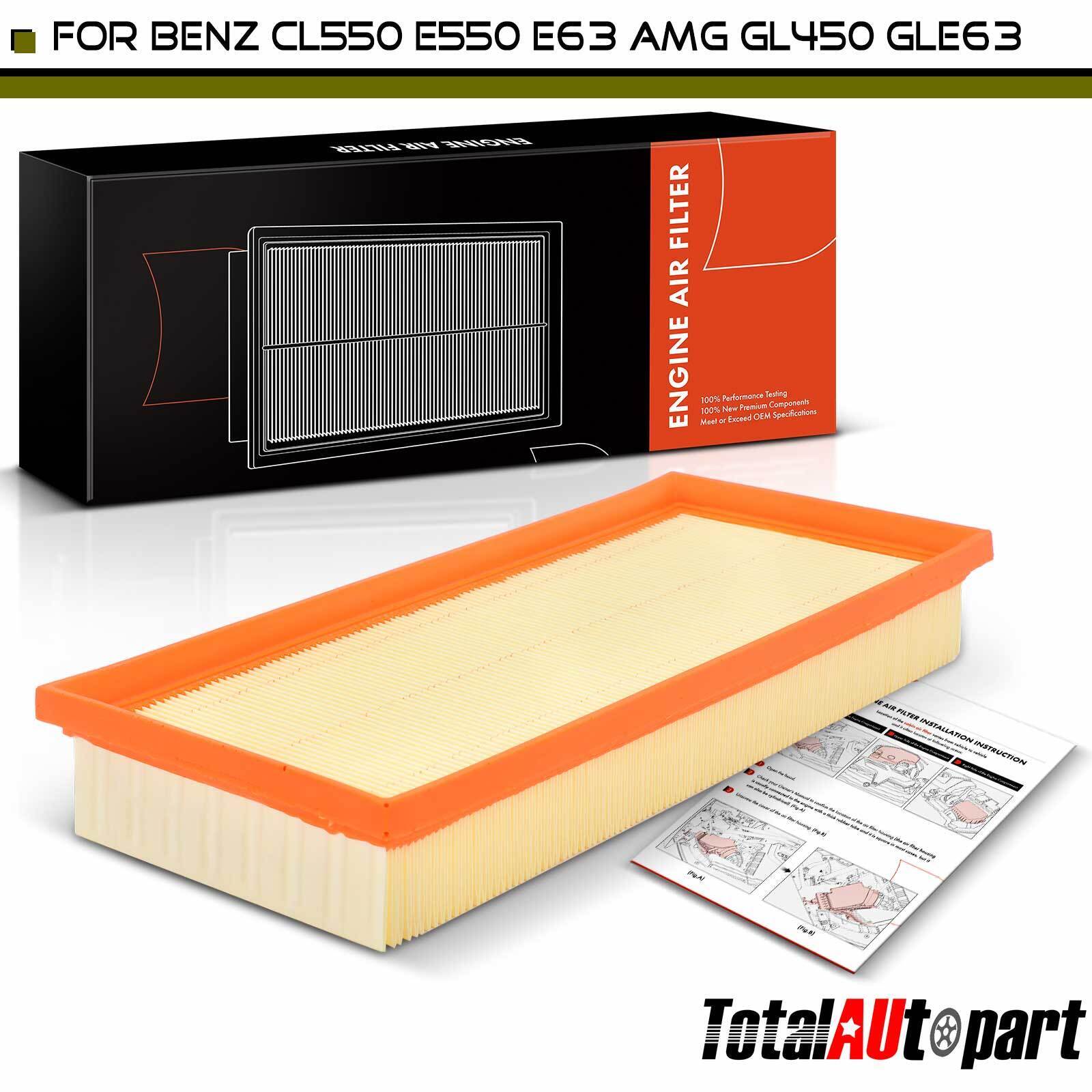 New Engine Air Filter for Mercedes-Benz C216/C217 CL63 AMG W166/V167 GLE63 AMG S
