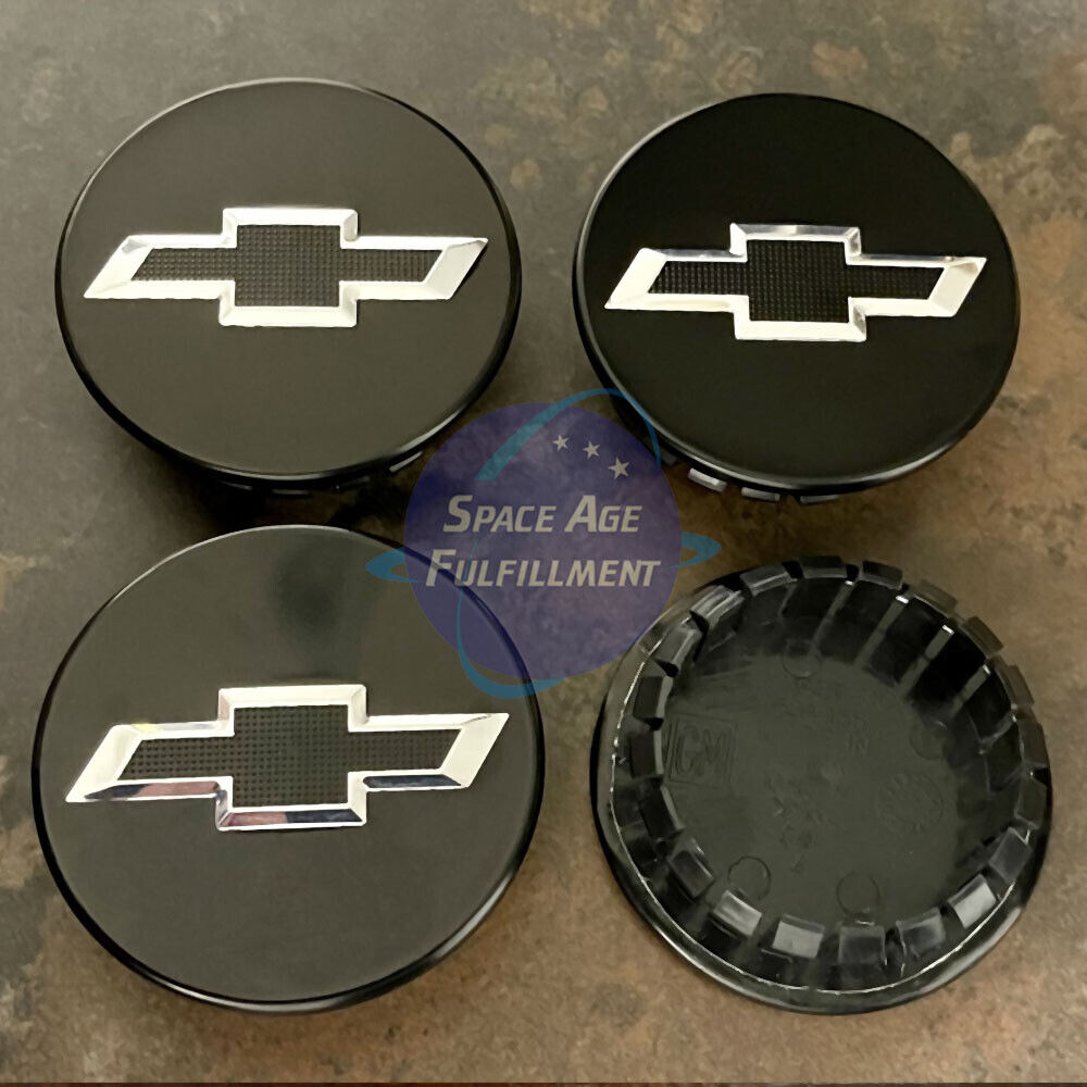 4 PIECES - Wheel Center Hub Caps Fits Chevy Blazer Camaro Traverse Colorado Volt
