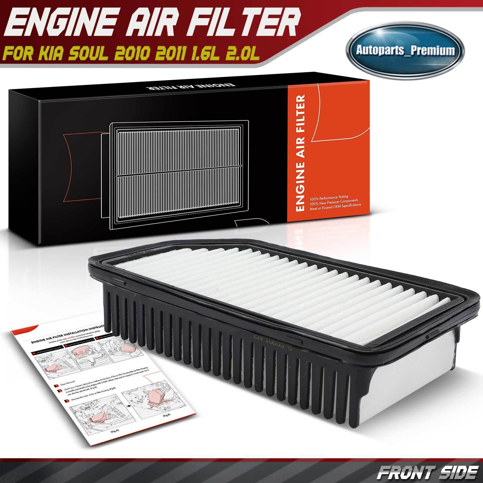Front Engine Air Filter for Kia Soul 2010 2011 1.6L 2.0L Hatchback 281130U000