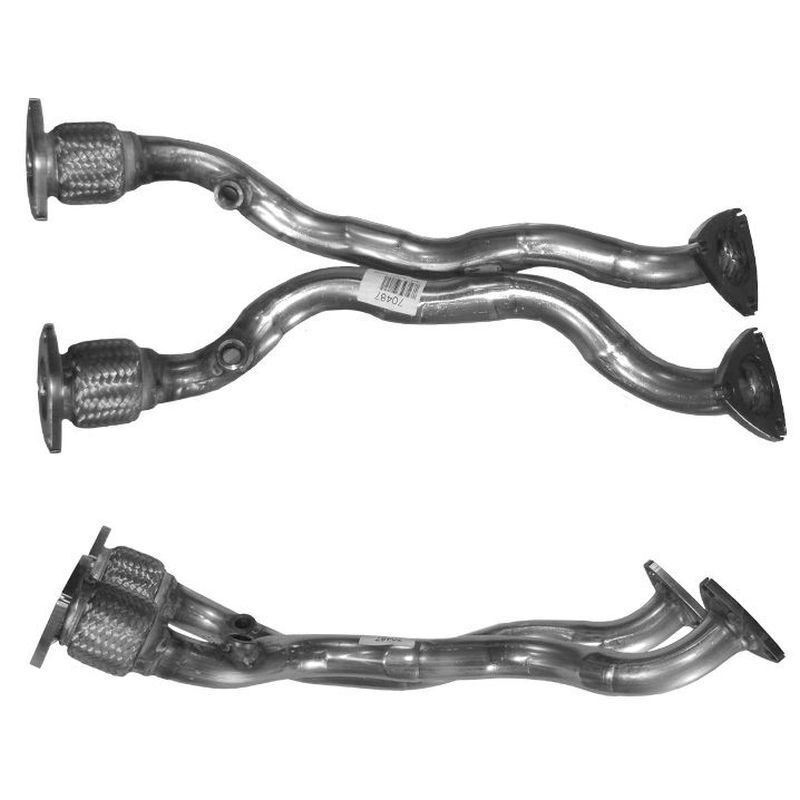 Front Exhaust Pipe BM Catalysts for VW Golf R32 BFH 3.2 Nov 2002-May 2004