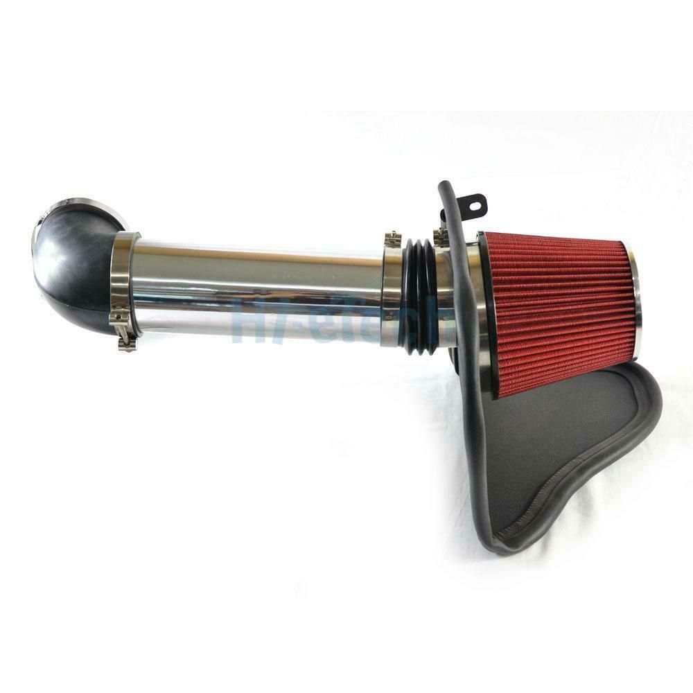 Cold Air Intake + Heat Shield for 5-10 Challenger Charger 300C 5.7L 6.1L V8 Red