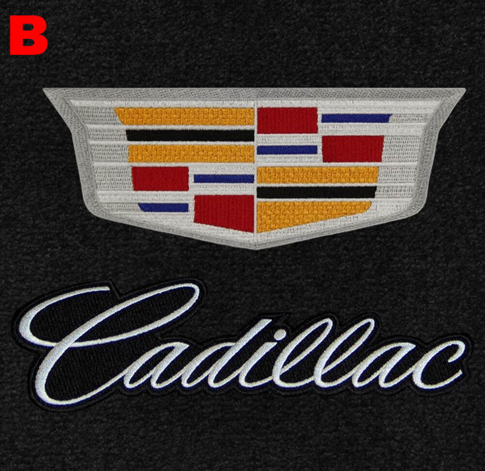 New 2015 - 2020 Cadillac Escalade ESV Carpet Floor Mats Front Pair with Logo
