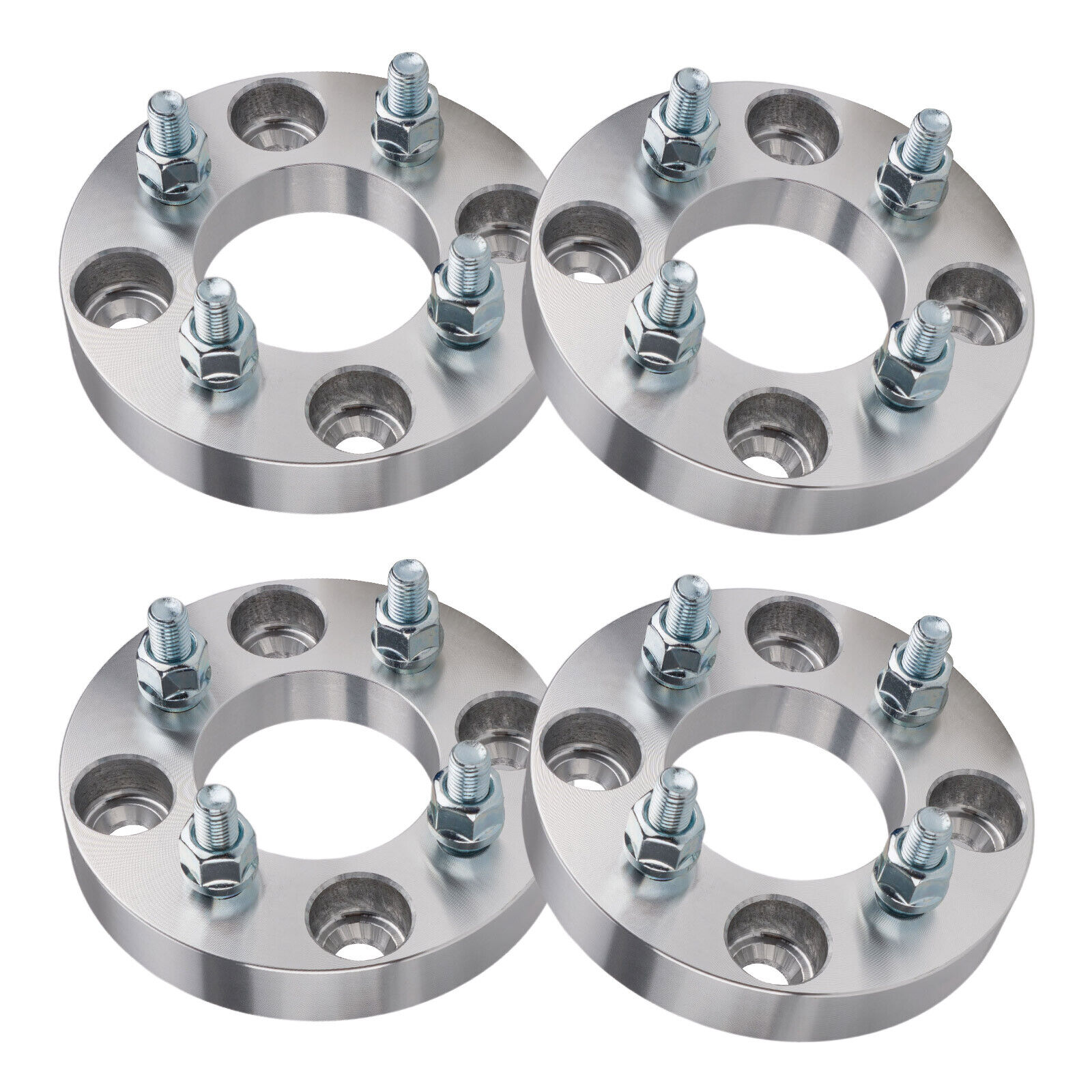 (4) 4x114.3 to 4x100 Wheel Adapters 1 inch For Acura Legend Honda Accord Prelude