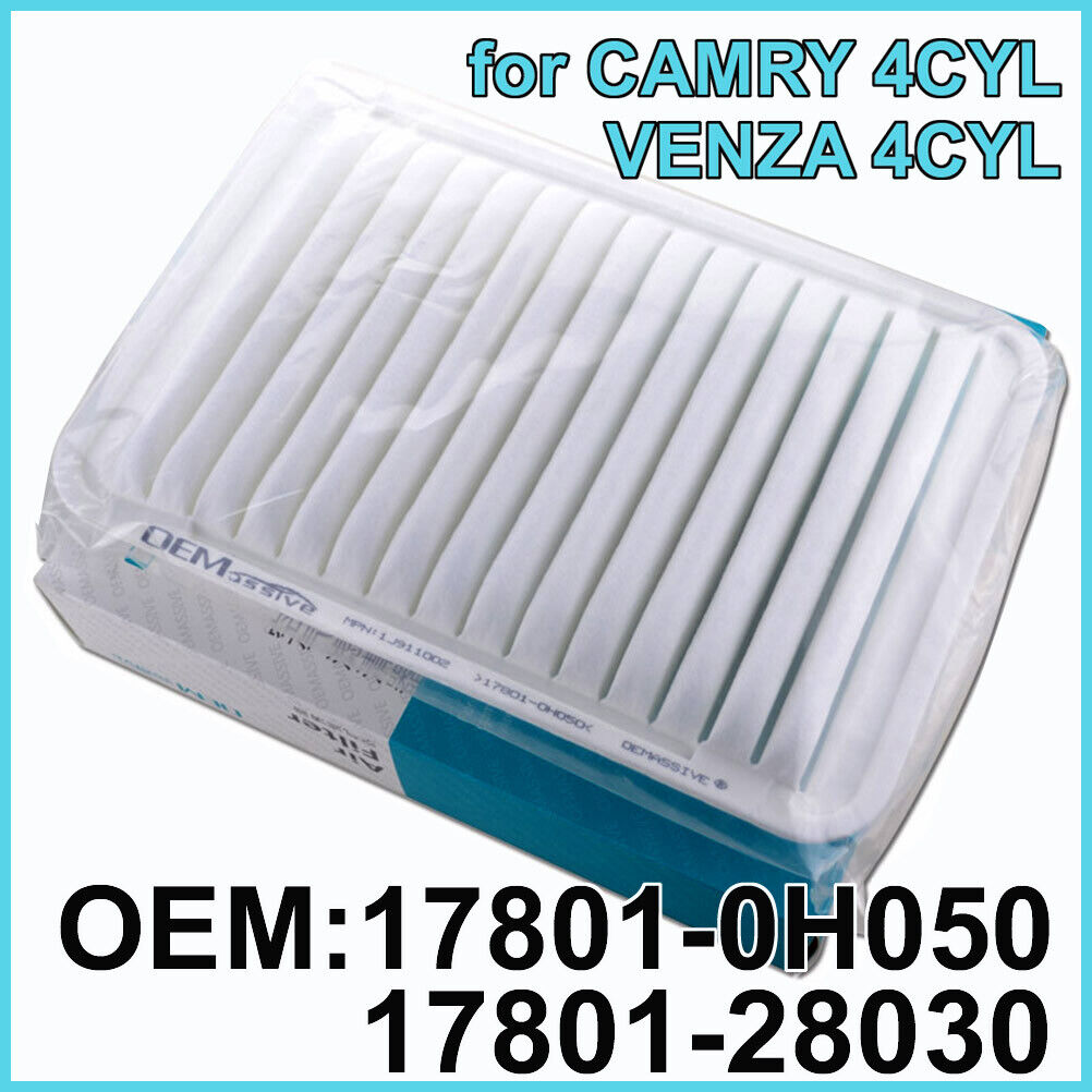 Air Filter For 07-2017 TOYOTA CAMRY 2.5L 2.4L VENZA 4CYL 178010H050 17801-28030