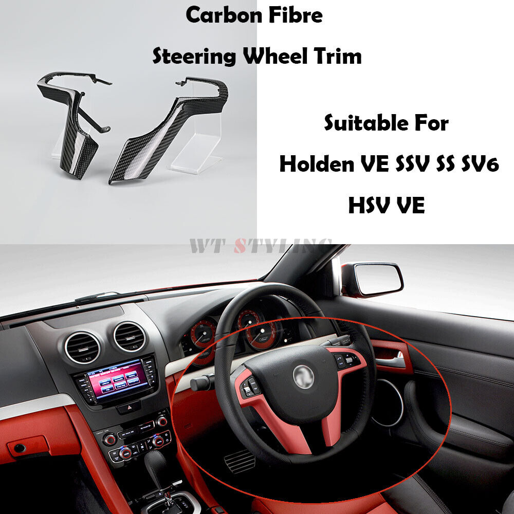 Carbon Fibre steering wheel trim For Holden VE commodore SS SV6 