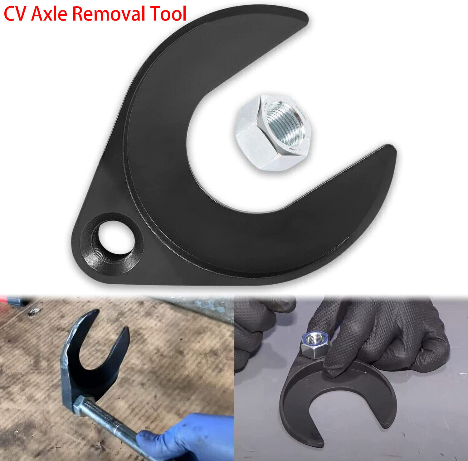 CV Joint Puller Slide Hammer Adapter Front Wheel Drive Axle Shaft Removal Tool