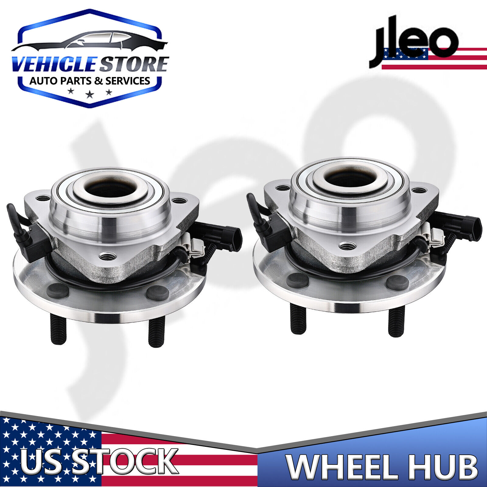 2WD FRONT Wheel Bearing and Hub Assembly for 1998 - 2004 Chevy Blazer GMC Jimmy