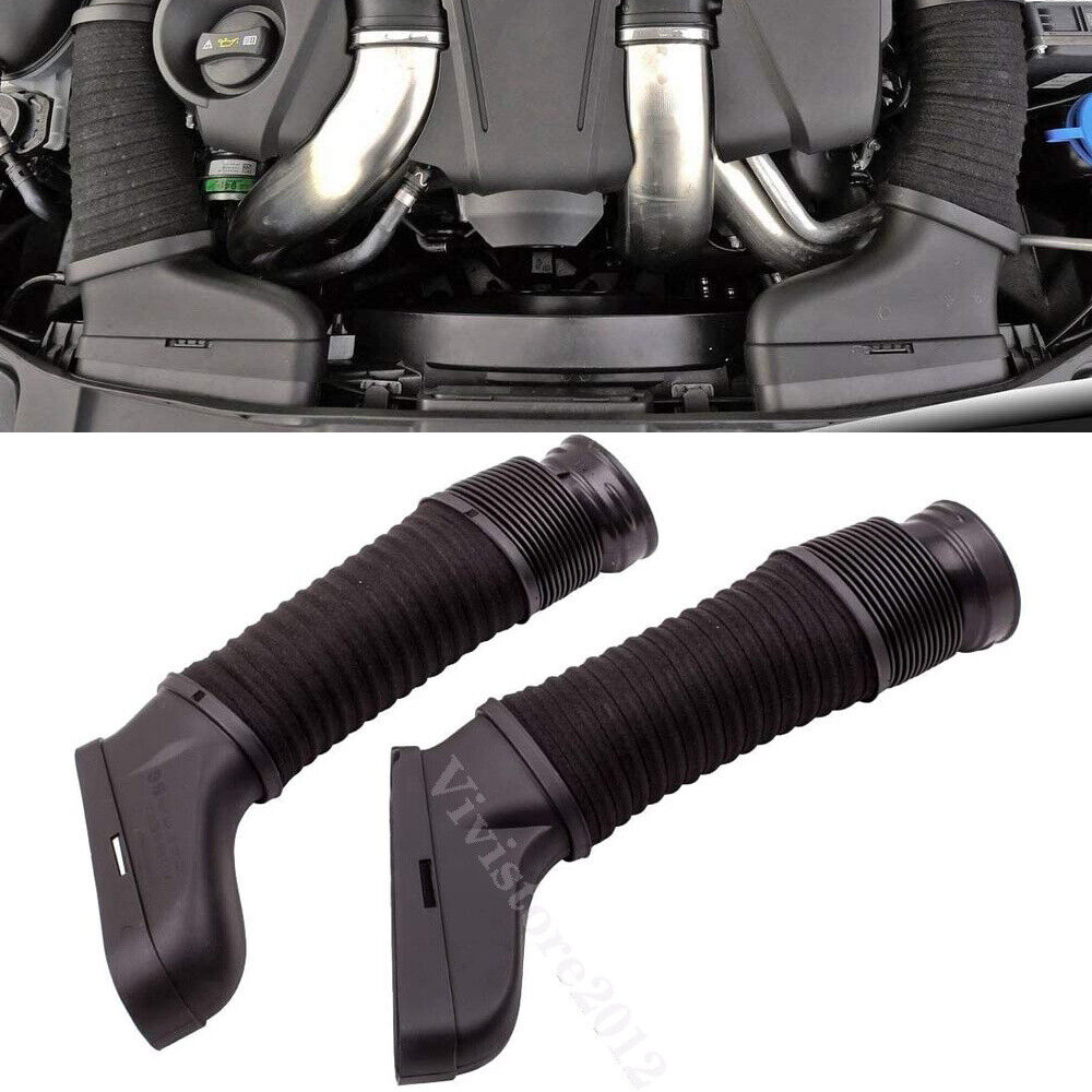Pair Air Intake Inlet Duct Hose For Mercedes-Benz W204 W212 C300 E350 2008-2012