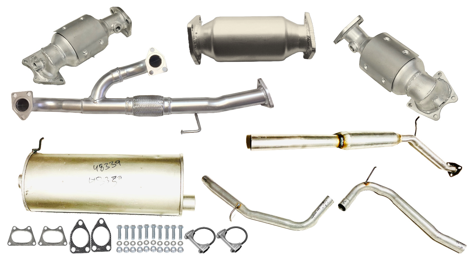 Fits: 2005 To 2010 Honda Odyssey 3.5L Full Exhaust