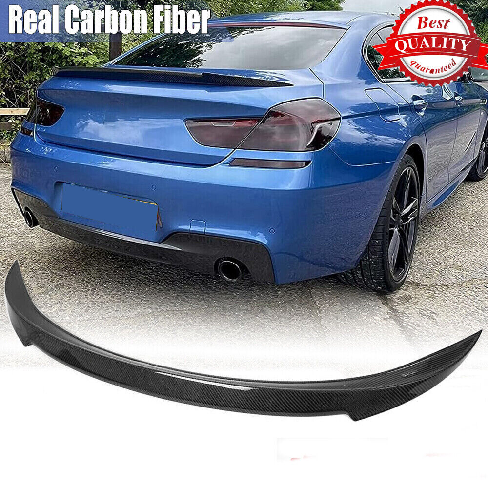Real Carbon Rear Spoiler Wing for BMW F06 F12 640i 650i M6 Gran Coupe 2012-2016
