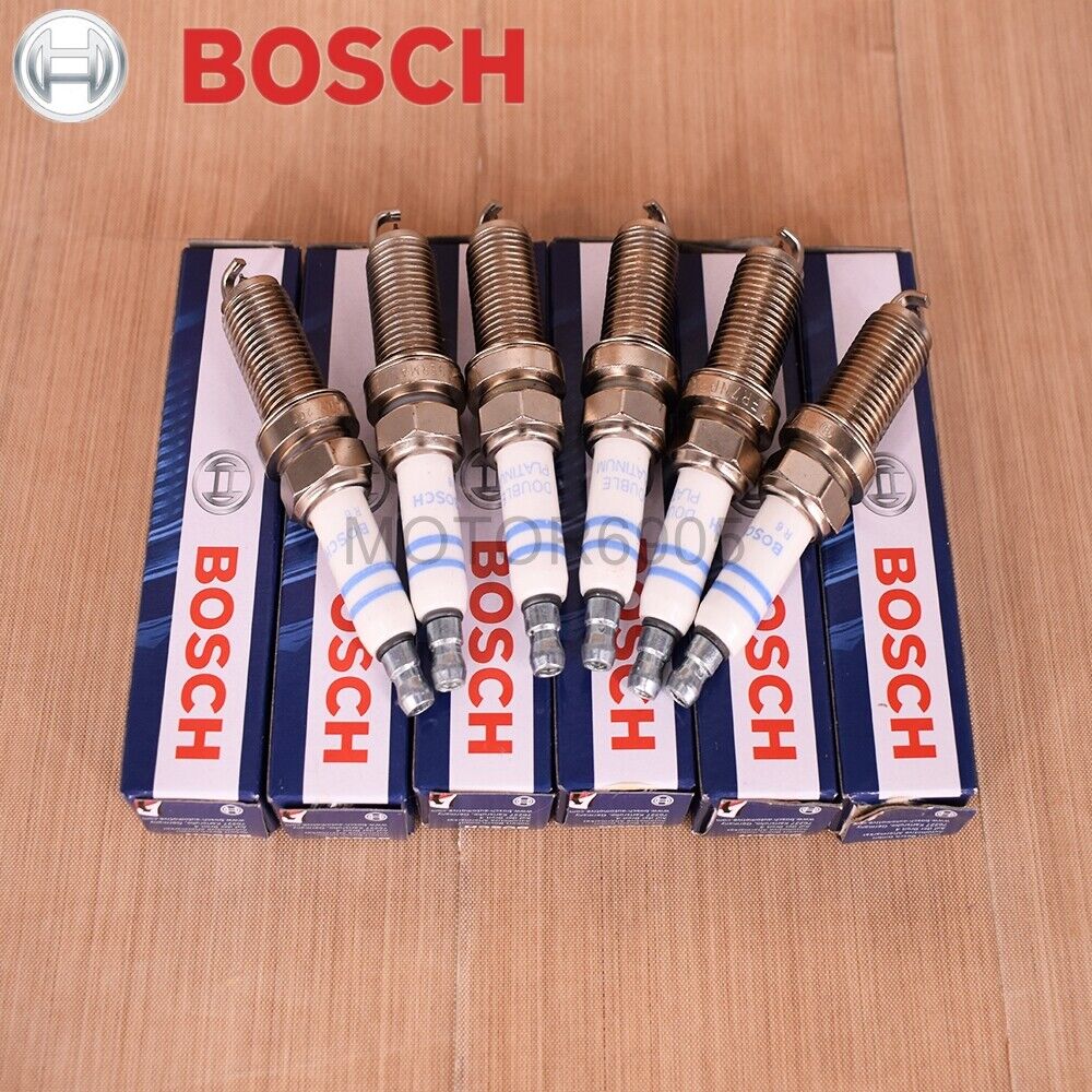 6Pcs Bosch Spark Plugs Platinum 12122158253 For BMW X5 E60 E83 E85 E90 USA NEW