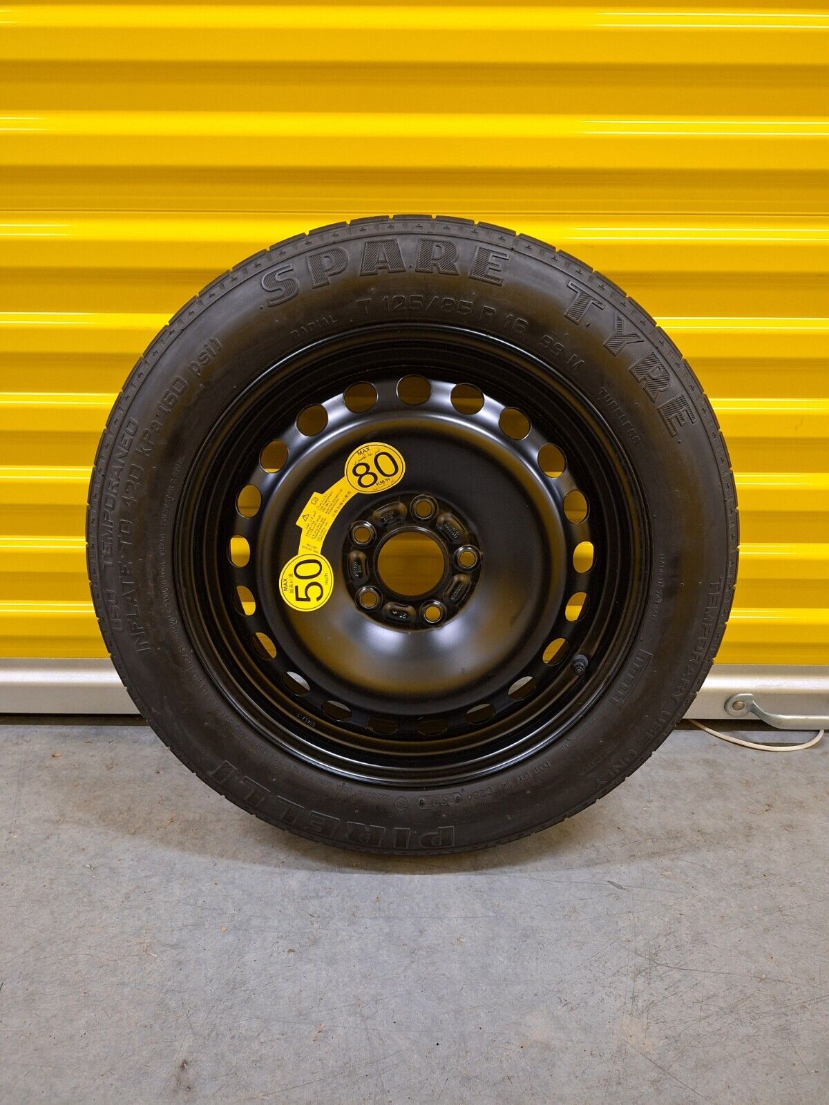 93-18 Volvo S60 V70 C30 S40 V50 V60 Compact Spare Tire Donut Wheel T125/85R16