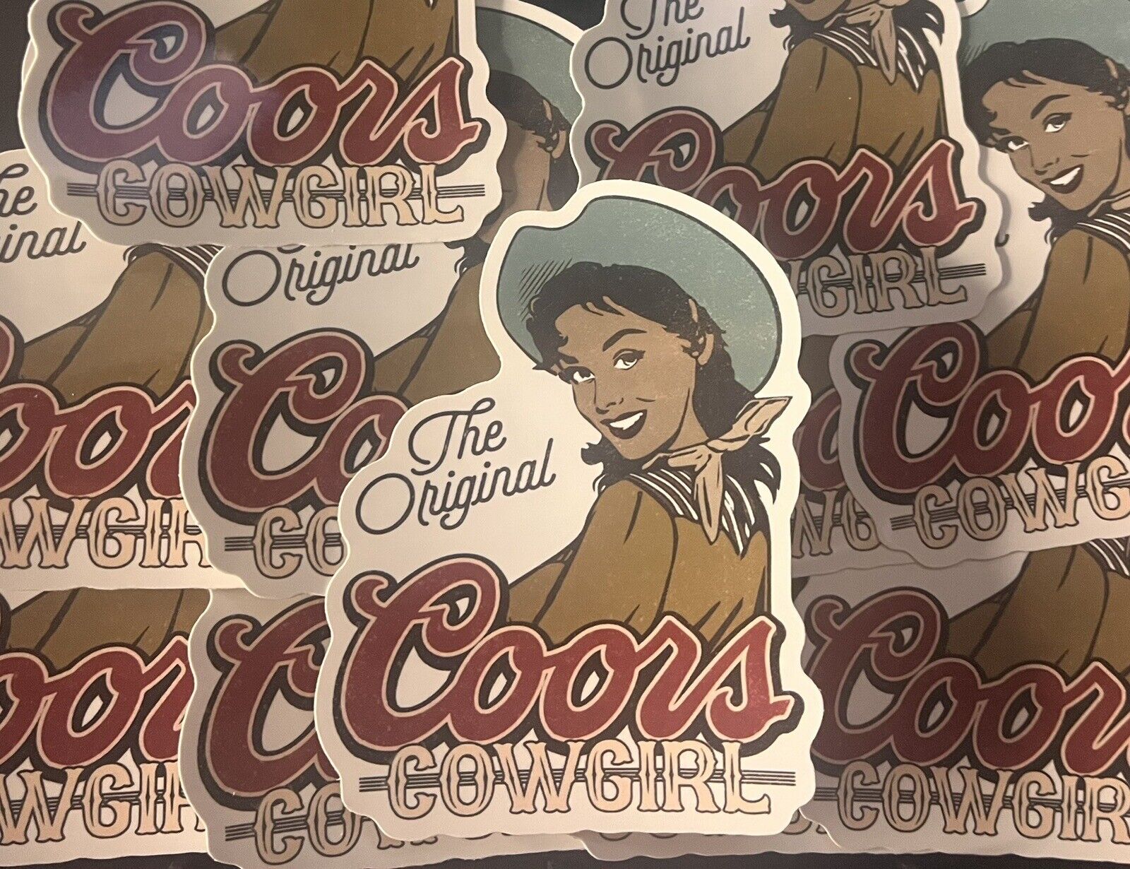 Coors Rodeo Cowgirl Sticker