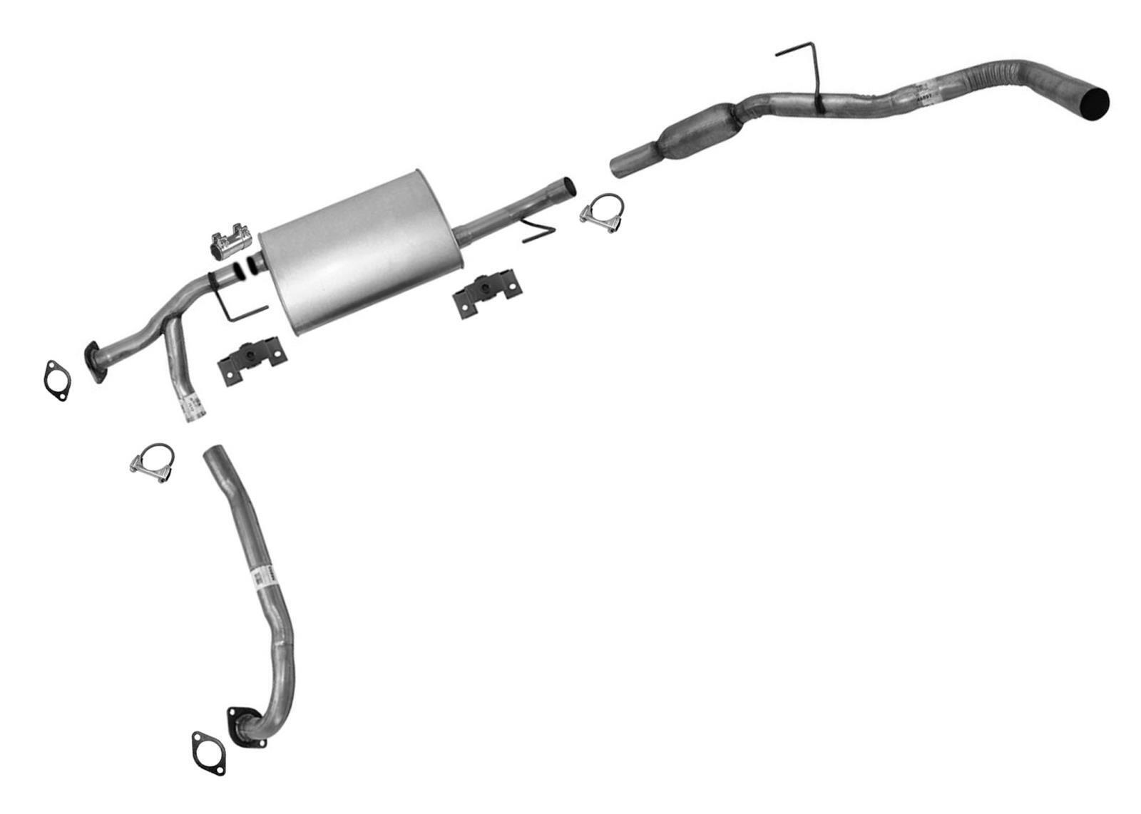New Muffler Resonator Tail Exhaust System Fits Nissan Xterra 4.0L 2005-2015