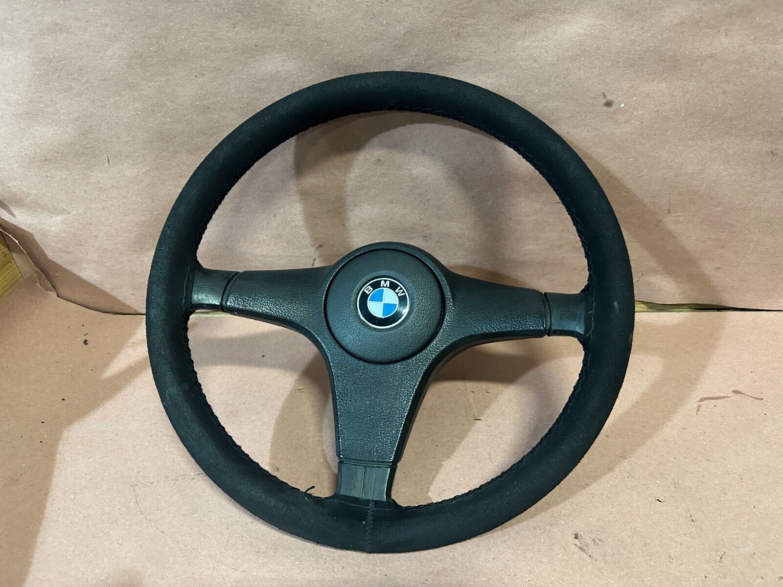 BMW 325e 325I M3 E30 Sport Sued M-technik Steering Wheel OEM #85317