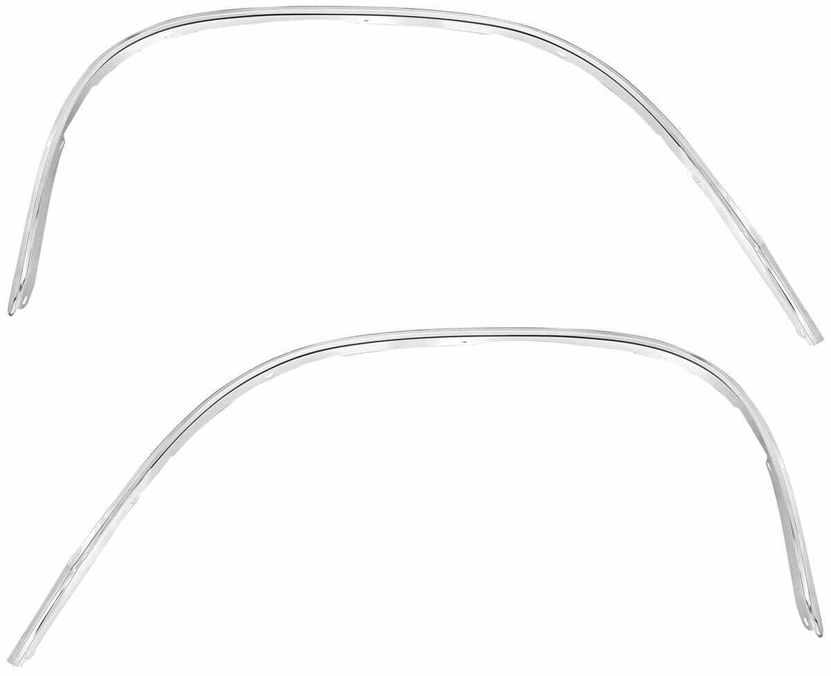 Wheel Opening Moldings for 1964 Chevrolet Chevelle & El Camino 1 Pc Front