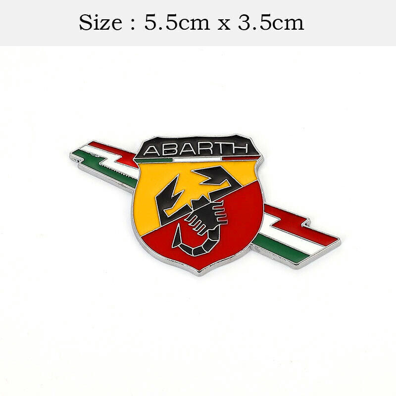 3D Scorpion Emblem Sticker for Abarth 500 124 125 595 695 Punto Bravo Scorpion