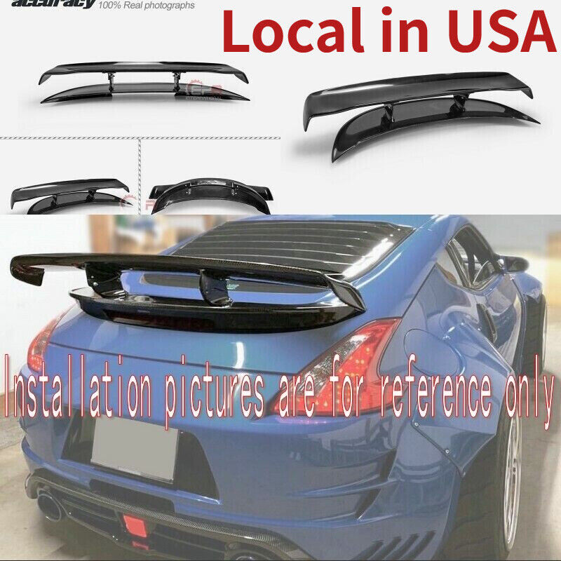 For Nissan 370Z Z34 09-17 VS Style FRP Unpainted Rear GT Spoiler Wing Diffusers