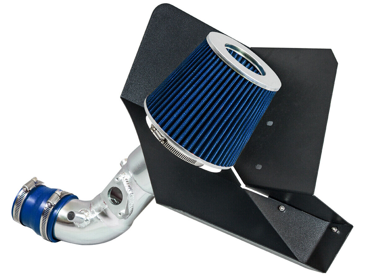 Cold Heat Shield Air Intake Kit+BLUE Filter For 09-17 Corolla/16-17 iM 1.8L