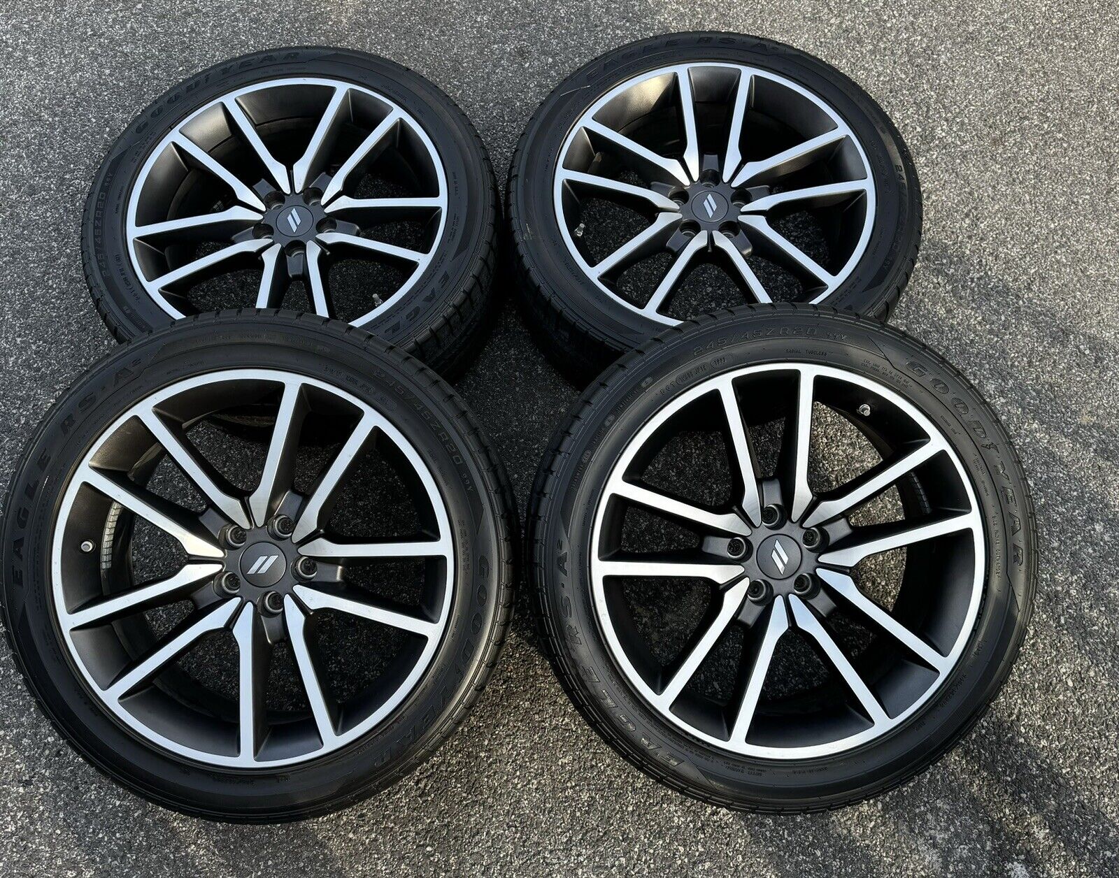 New 2023 Dodge Charger Challenger 20” Wheels Rims Tires 245/45/20 OEM 5x115