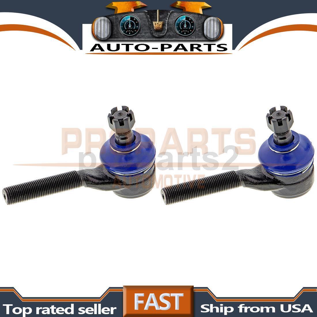 2x Mevotech Supreme Tie Rod Ends Front Outer For Plymouth Gran Fury 5.9L 1980