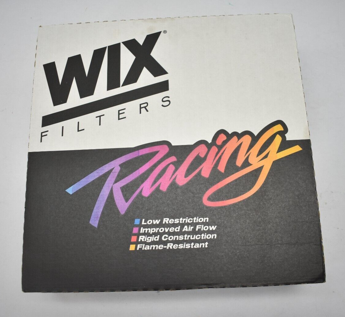 Wix Racing Air Filter Element Replacement Round White Cellulose 14\