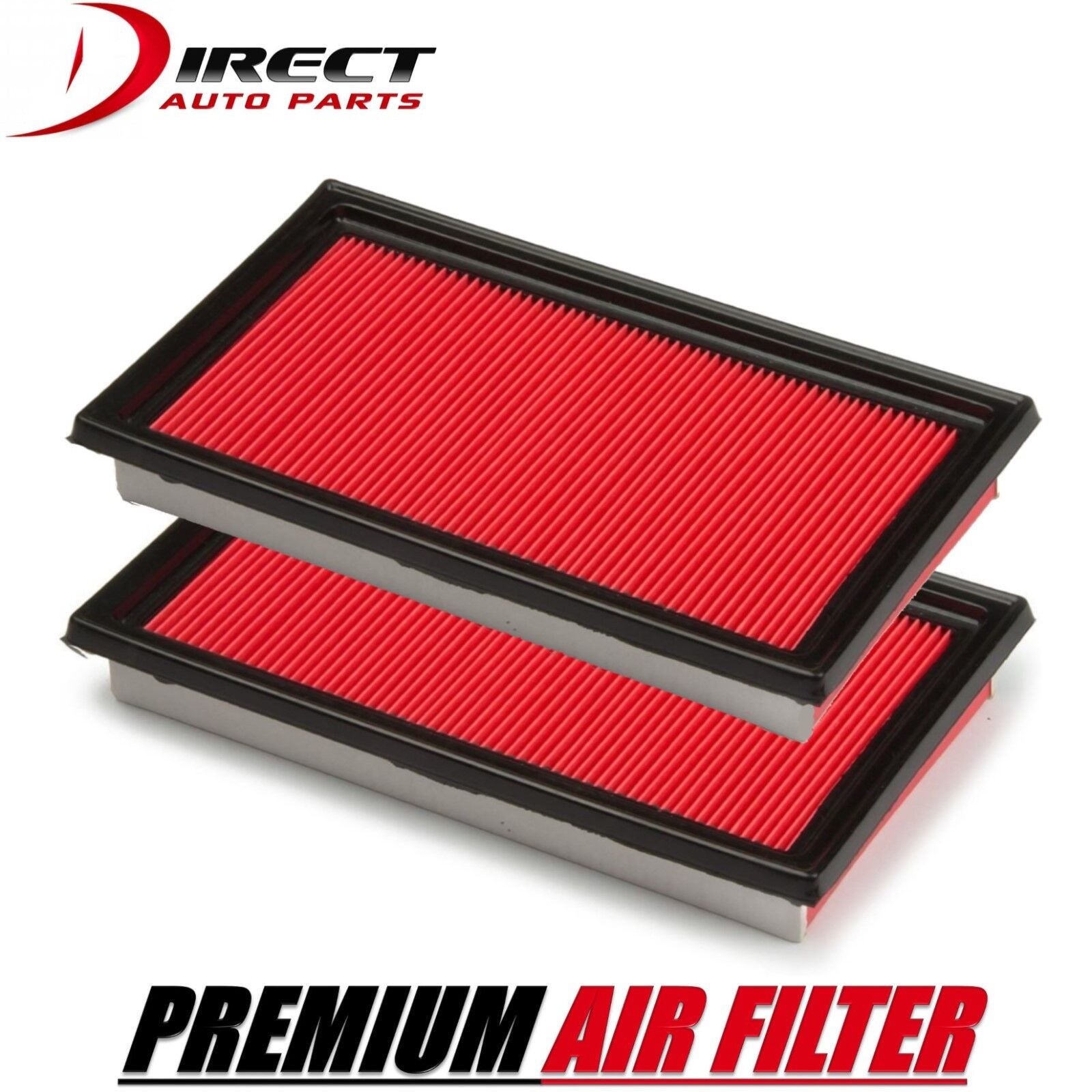 2 AIR FILTER FOR INFINITI FITS G37 V6 - 3.7L ENGINE 2013 - 2008