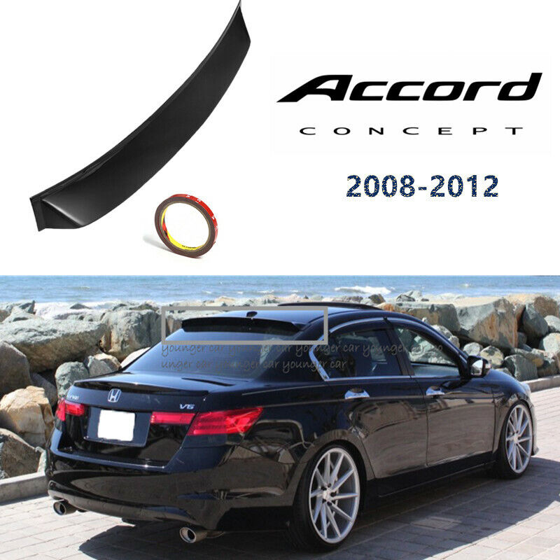 Fit For Honda Accord 2008-2012 Rear Window Roof Vent Visor Spoiler Wing