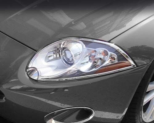 Jaguar XK XKR 07-2011 Chrome trim set for Headlights ( trims only NOT lights)