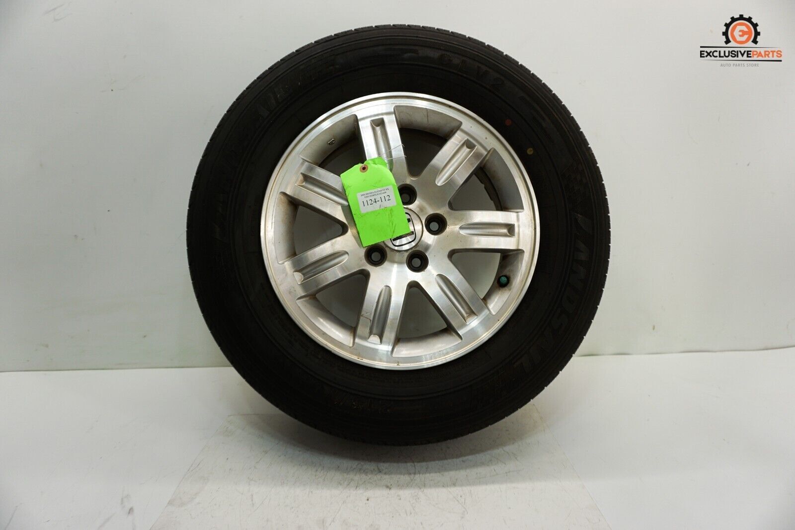 03-11 Honda Element EX OEM Wheel Rim w/ Tire 215/70R16 & Center Cap Silver 1124