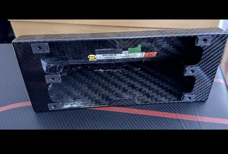 Mclaren Senna OEM Carbon Fiber Front License Plate Bracket 15AC765CP-CFG