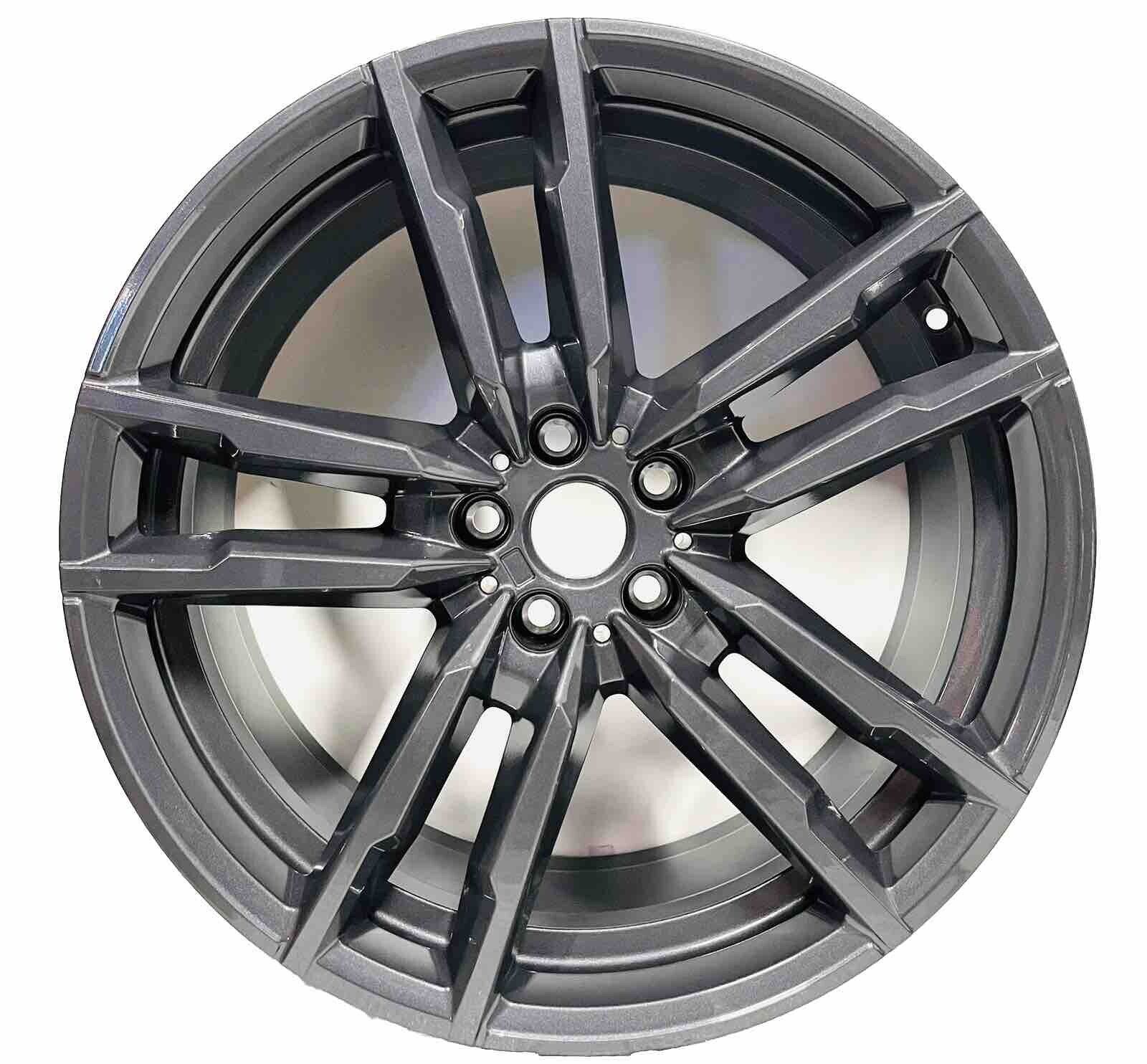 20” X 9” OEM 2017-2022 BMW X3 X3M X4 X4M Factory Front Wheel Rim Charcoal Gray