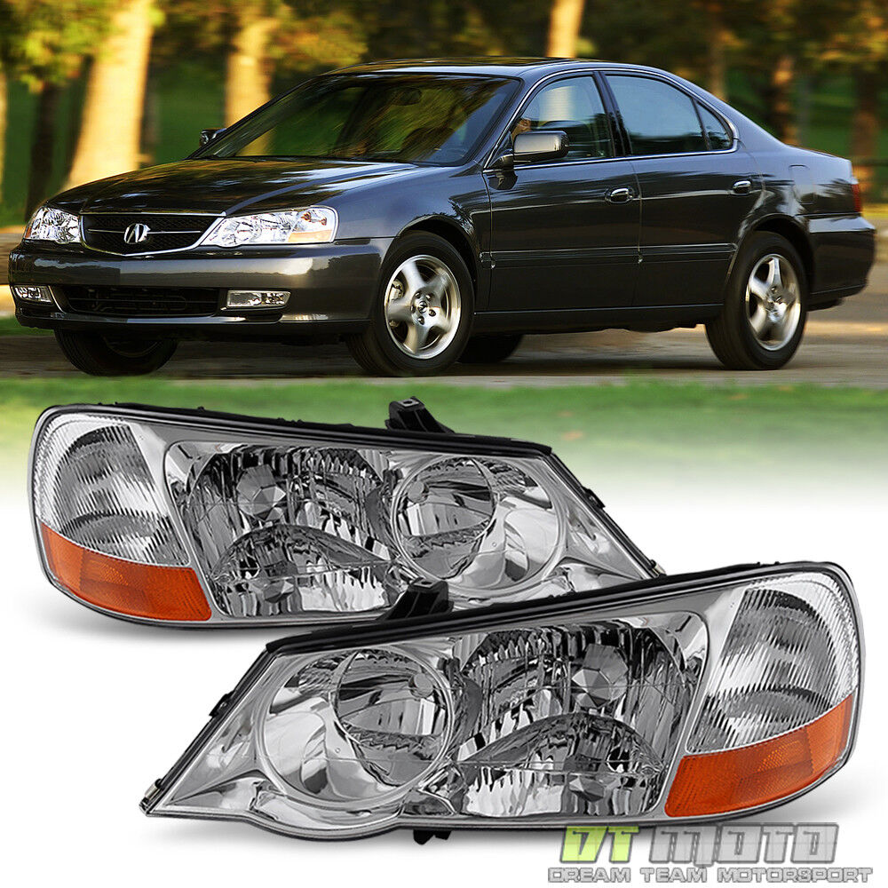 2002-2003 Acura TL HID Xenon Headlights Replacement 02-03 Headlamps Left+Right