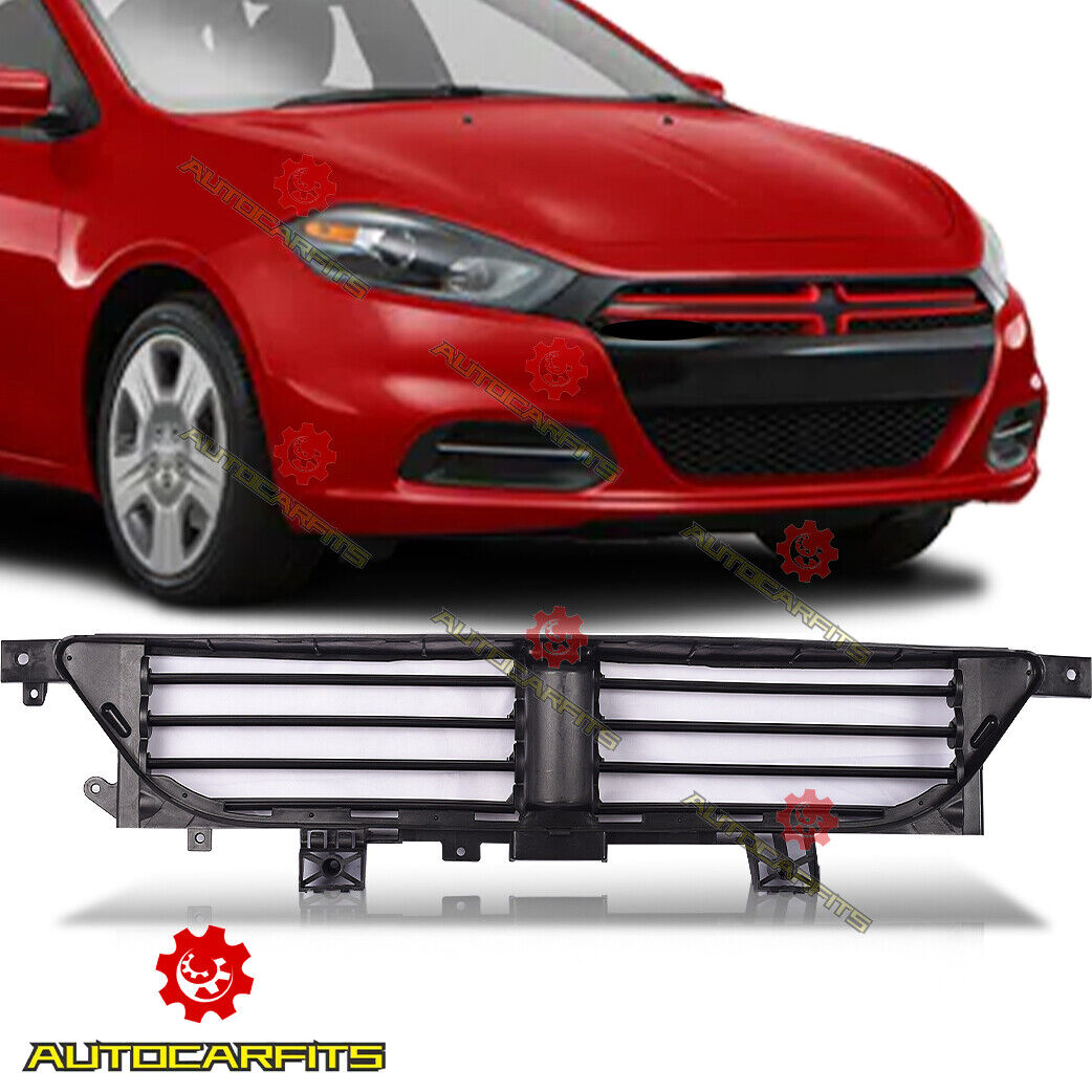 Fits 2012-2016 Dodge Dart Front Radiator Active Grille Shutter New Without Motor