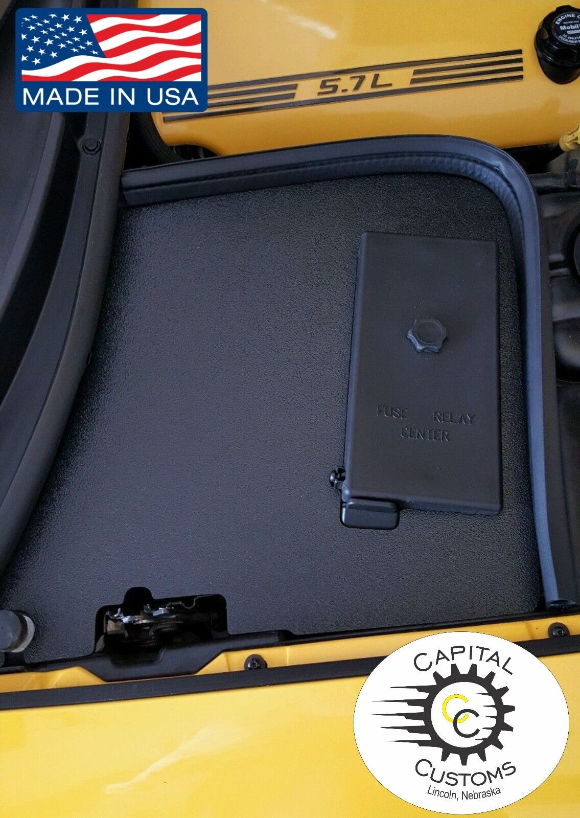 C5 Corvette battery den cover plate Free priority mail