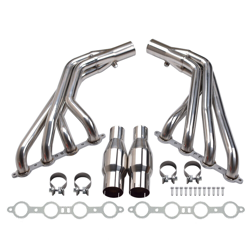 Long Tube Stainless Manifold Headers For 2010-2015 Chevy Camaro SS LS3 6.2L V8