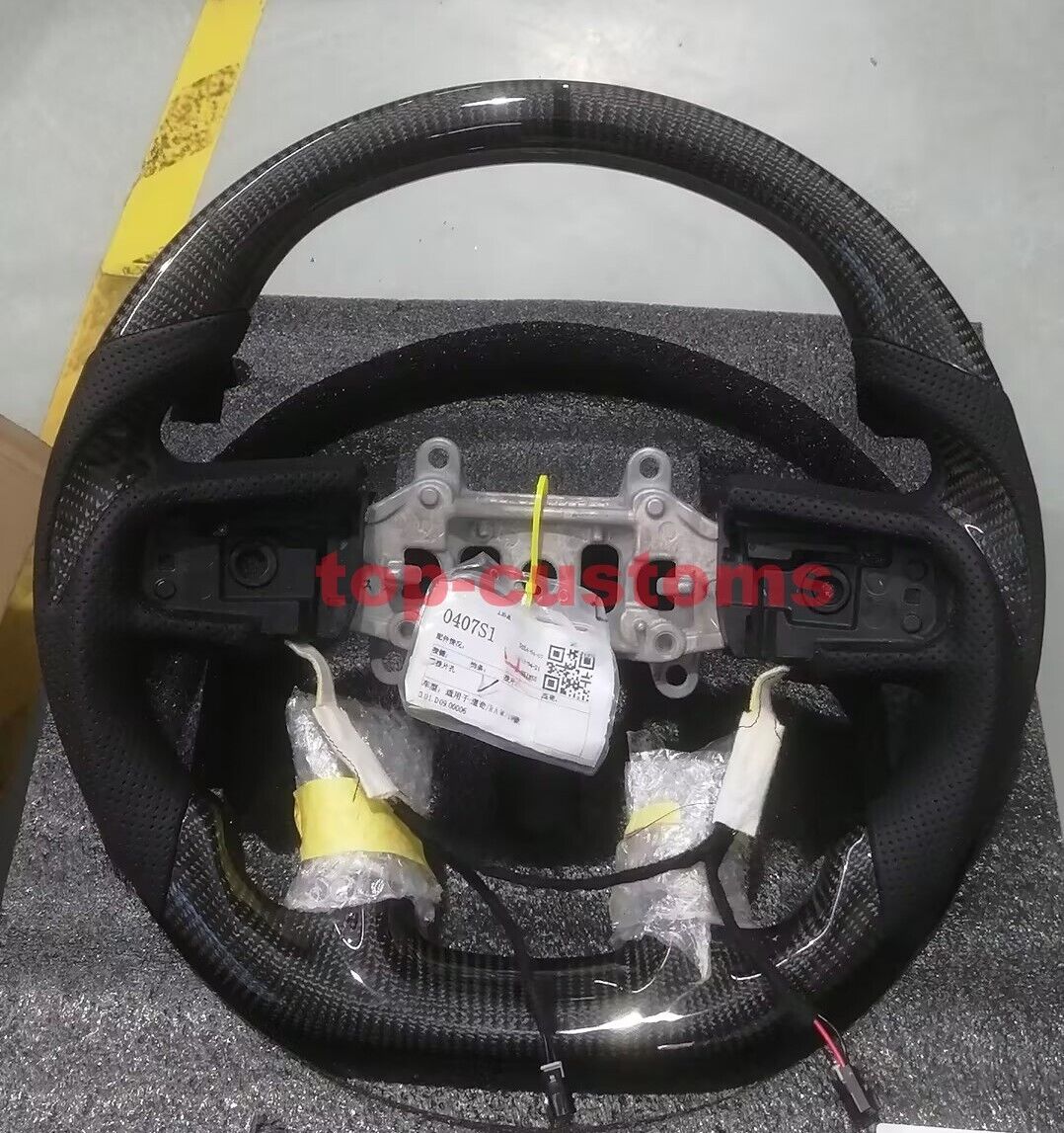 2024 NEWEST Real Carbon Fiber Steering Wheel For ram 1500 trx 2019-2024 w/Heat