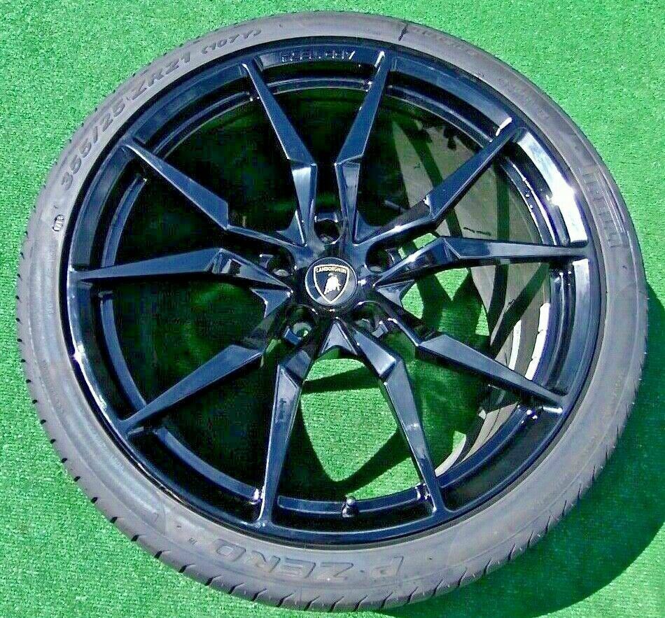 Factory Lamborghini Aventador Wheels Tires Set 4 LP720 OEM Dione Original 20 21