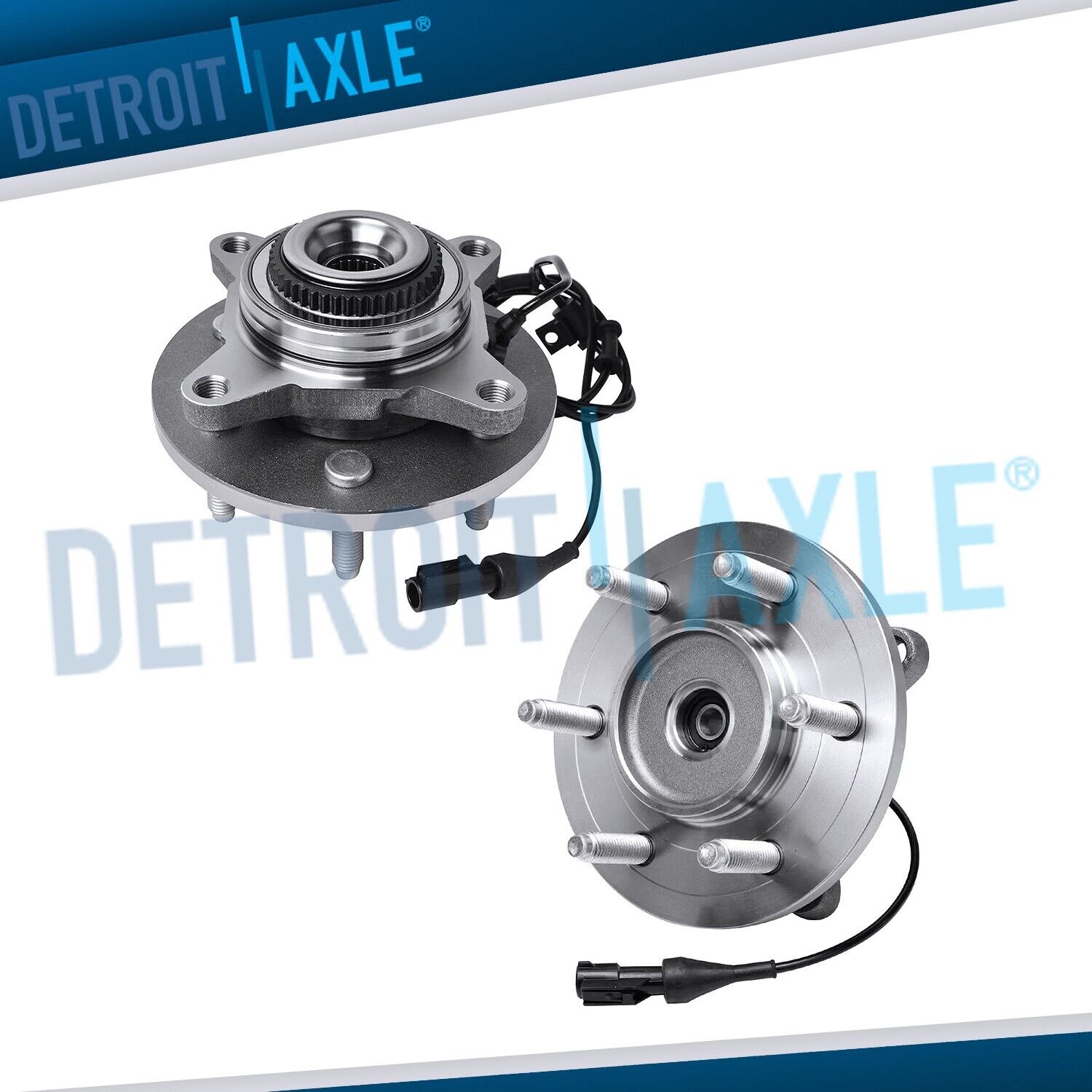 Front Wheel Bearing & Hubs for Ford F-150 Expedition Lincoln Mark LT Navigator