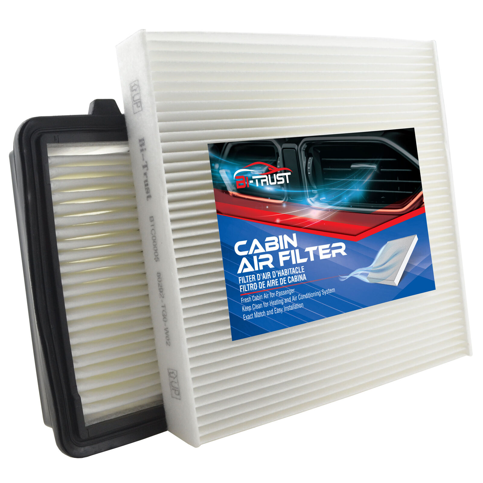 Cabin and Engine Air Filter Kit for Honda Insight 1.3L 2010-2014 17220RBJ000