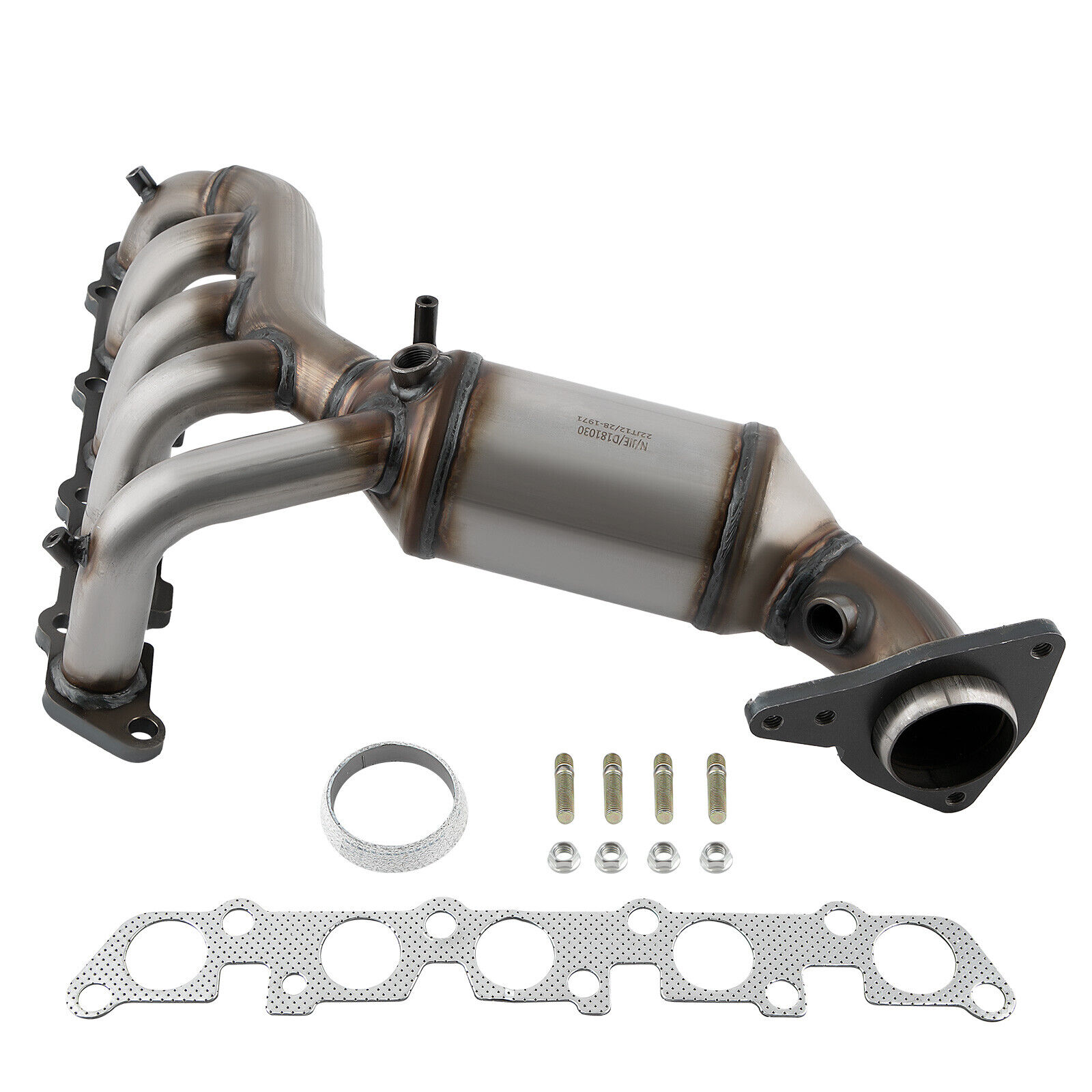 New Catalytic Converter Exhaust Manifold for Hummer H3 3.7L 2007-2008 W/ Gasket