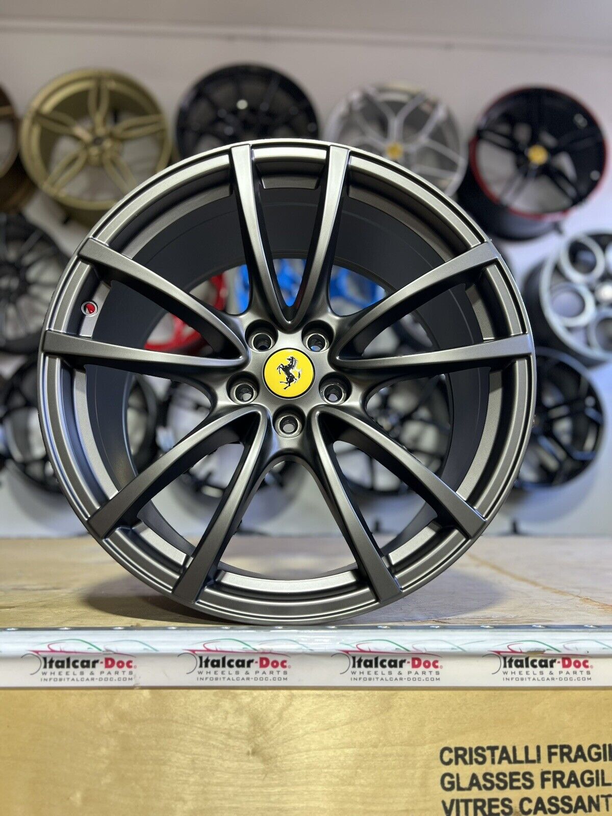 Ferrari 430 Scuderia Rear Wheel 254424 10x19 Brand New, 1x Rear Rim IRON