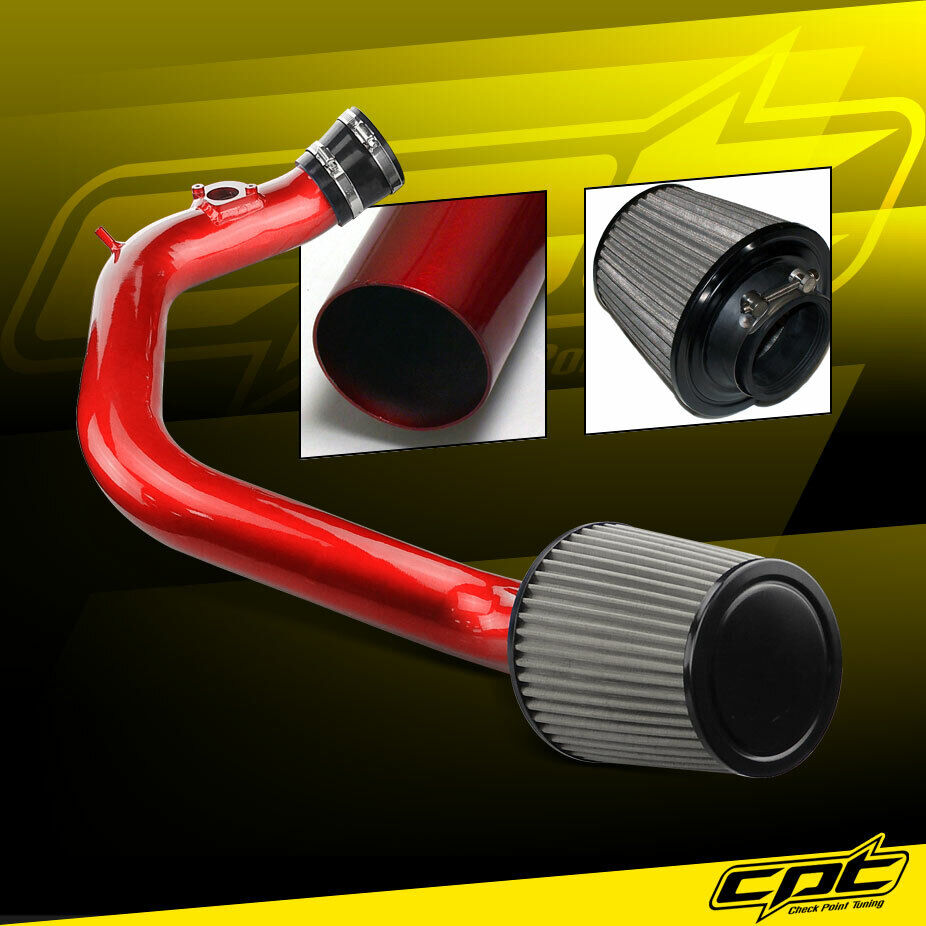 For Matrix XRS 1.8L 03-06 Red Cold Air Intake + Stainless Steel Filter