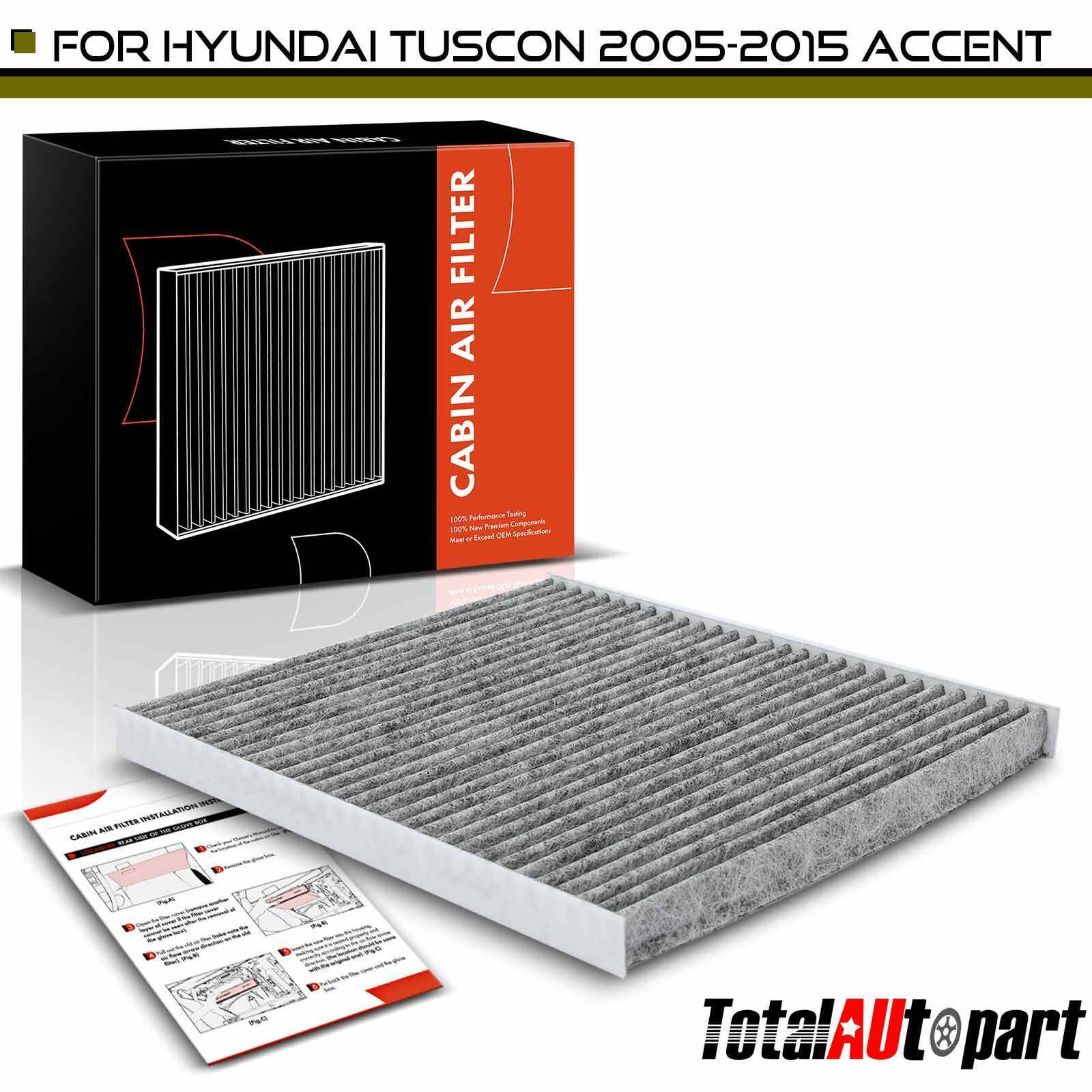 Activated Carbon Cabin Air Filter for Hyundai Accent Genesis Coupe Kia Forte Rio