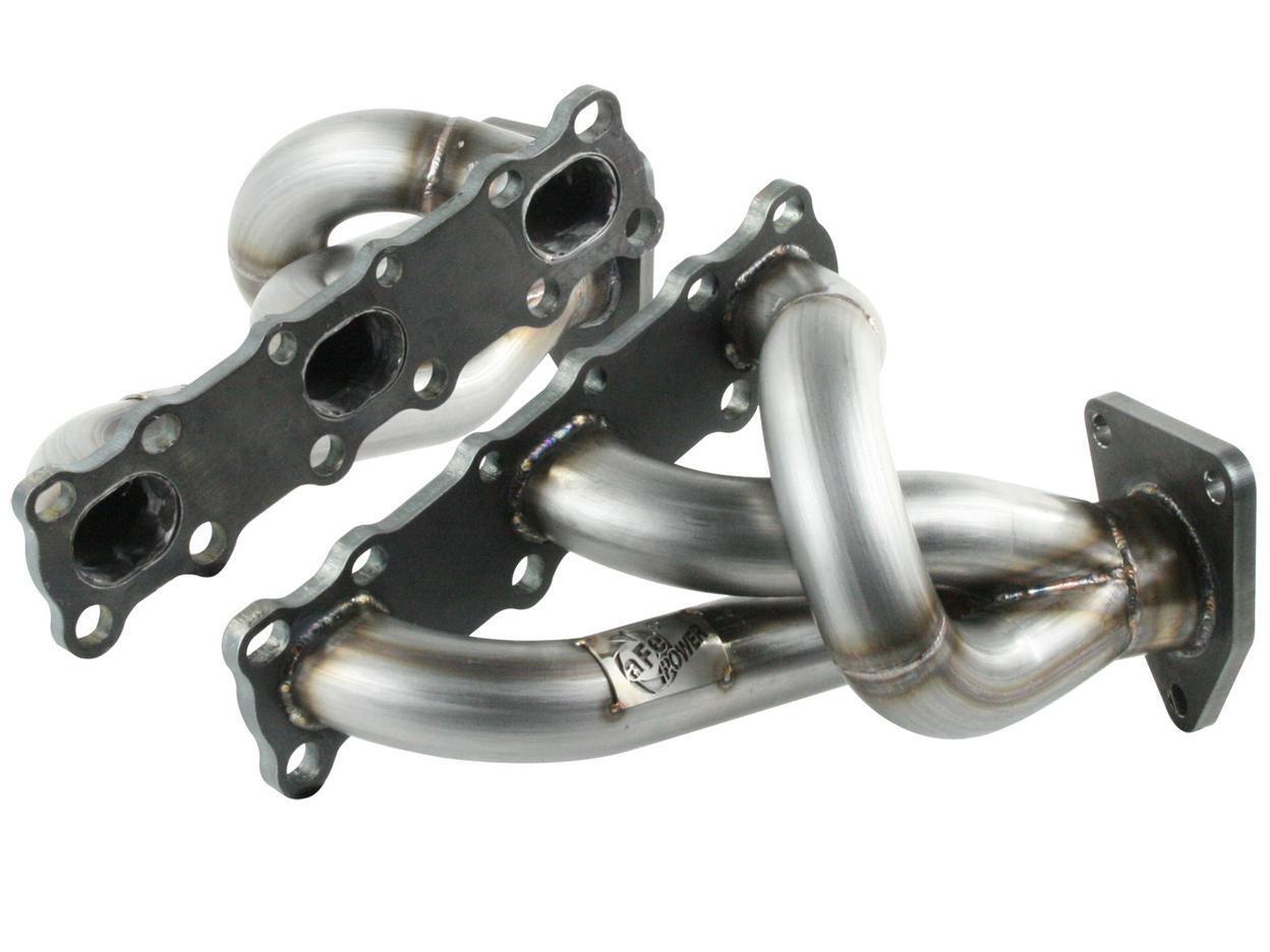 aFe 48-46101-AX Twisted Steel 409 Stainless Steel Short Tube Header